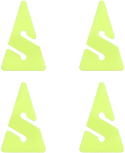 Dailygoods- Lijnmarker - 4 Stuks - Duurzaam ABS Materiaal - Opvallende Kleur - Voor Technisch Duiken - Inclusief Gids Touw - Duikmarker