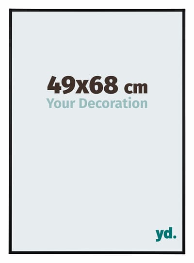 Your Decoration - Puzzellijst 49x68 cm - Zwart Mat - Puzzellijst 500-1000 stukjes - Aluminium Fotolijst - Kent