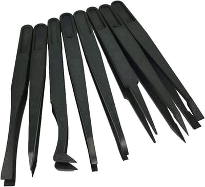 Antistatische pincetten set van 8 stuks voor elektronica, sieraden maken en laboratoriumwerk