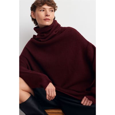 Oversized Geribbelde Coltrui