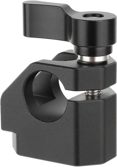 Dailygoody - 15mm Rod Clamp - Anti-Twist Bevestiging - Stevige Rig Uitbreiding - Camera Bevestiging - Rig Systemen - Geschikt voor Professionele Fotog...