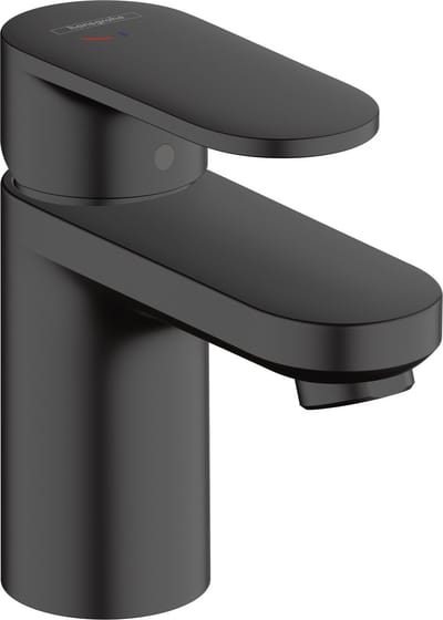 hansgrohe Vernis Blend - Wastafelmengkraan - Ééngreeps bediening - CoolStart energiebesparend - Zonder waste - 70mm maat - Mat Zwart