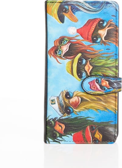 Shagwear Pasjeshouder - Portemonnee Dames - Portefeuille Dames - Kunstleer - Hats Off (009481Z)