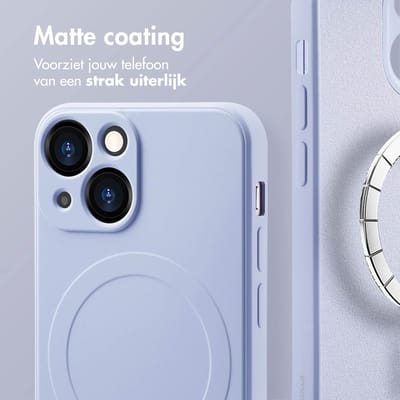 imoshion Hoesje - Geschikt voor Apple iPhone 13 Mini - Color Backcover geschikt voor MagSafe - Lila