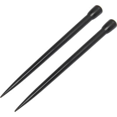 2pcs Outil d'Interlock Dreadlock DIY Poignée Ergonomique Bâtons à Cheveux Légers Outils de Tressage de Cheveux pour Coiffures black