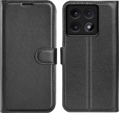 Coverup Hoesje - Geschikt voor Xiaomi 14T Pro Hoesje - Coverup Book Case - Zwart