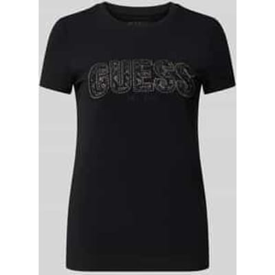 Round Neck Short Sleeve T-Shirt Wo - Black Shirts