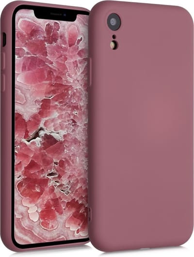 kwmobile telefoonhoesje geschikt voor Apple iPhone XR - Hoesje voor smartphone - Back cover in donkerroze