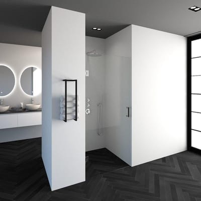 Brauer Void nisdeur helder glas 90x200 omkeerbaar incl. glascoating chroom