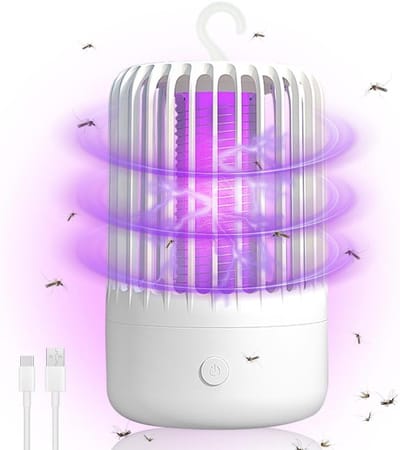 Effectieve Insectenbestrijding: Elektrische Muggenval met UV Lamp voor Binnen en Buiten, Ideaal voor Tuin en Kamperen