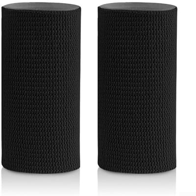 Gel Enkelbeschermer voor Steun en Comfort, 5 Inch Enkelsleeve voor Schaatsen, IJshockey, Rolschaatsen en Skateboarden, Verstelbare Pantsering met Demping, Twee Verpakking in Zwart