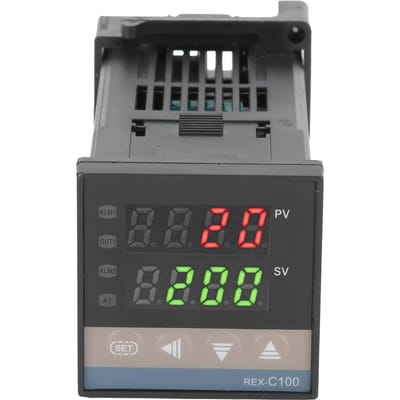 Contrôleur de température PID numérique intelligent Thermostat d'incubateur Fournitures d'élevage de volaille gray