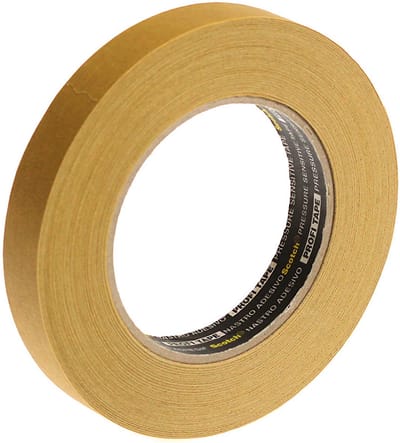 3M Scotch 3430 - Maskeertape - 18 mm x 50 m - Hittebestendig - Professioneel gebruik