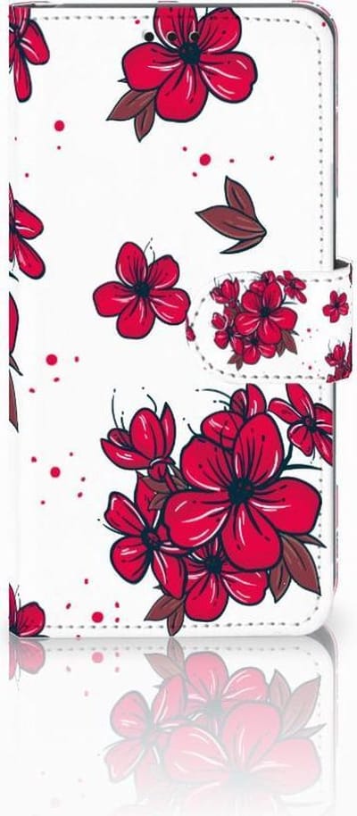 Boekhoesje voor Samsung Galaxy S10 Hoesje Blossom Red