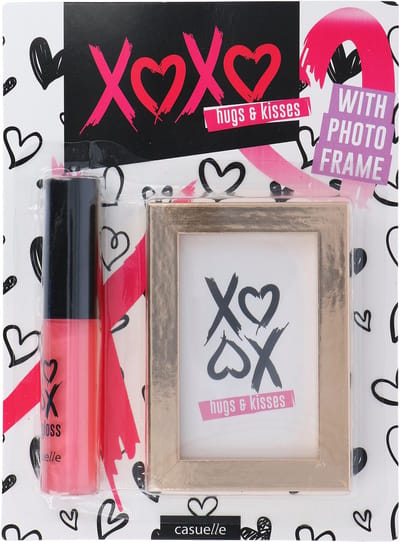 Casuelle lipgloss fotolijstje XOXO - make-up speelgoed cadeau.
