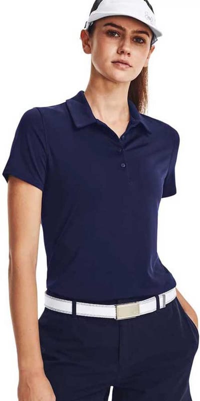 Under Armour Golf Playoff Polo Met Korte Mouwen Blauw L