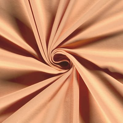 Tricot / Jersey Stof Uni per Meter – Perzik Oranje – Rekbaar & Zacht – Comfortabele Kledingstof – Voor Shirts, Jurken & Leggings