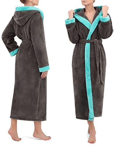 Unisex Prato Badjas met Capuchon | Luxe Microvezel Ochtendjas | Kimono in Kleuren en Maten XXS - 5XL | Öko-Tex Gecertificeerd