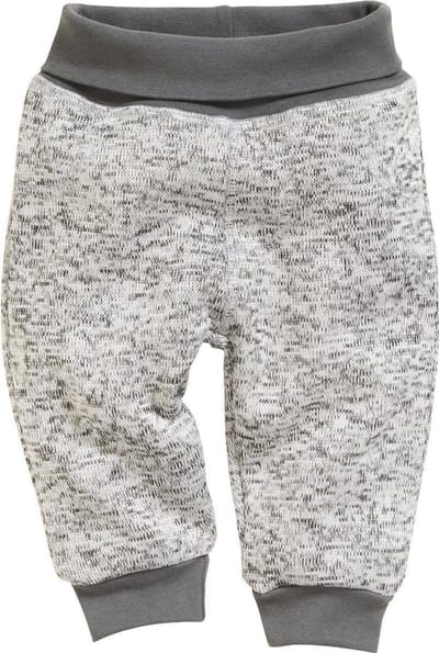 Schnizler - Broek - Gebreid - Junior - Grijs - Maat 92