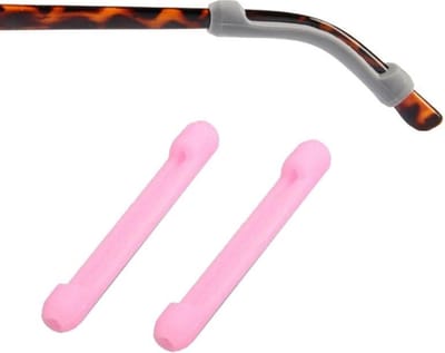 Fako Bijoux - Anti Slip Pootjes Bril - Anti-slip Oorstrips - Brilpootje Verdikker - Brilbevestiger - Siliconen - Roze