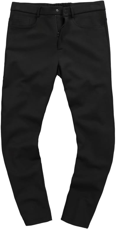 JP 1880 - Heren - Jersey broek 5-pocket FLEXNAMIC® business - Zwart - Maat 4XL