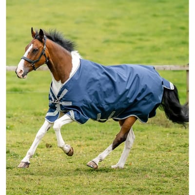 Horseware Regendeken Horseware Amigo 1200d Xl 0gr Donkerblauw-grijs - 140/191