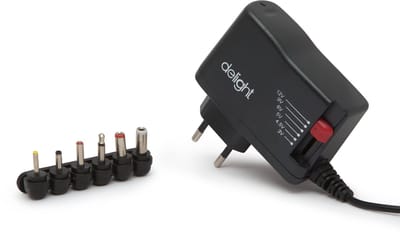 Universele Adapter 3V-12V - 2500mA - 30W - Verstelbare DC Spanning - Verwisselbare Stekkers - Voeding voor Apparatuur [55056C]