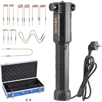 VEVOR inductieverwarmer voor het verwijderen van schroeven, 1100W magnetische inductieverwarmerset, verwarmer voor het verwijderen van roestige schroeven, autoreparatiegereedschap met 10 spoelen