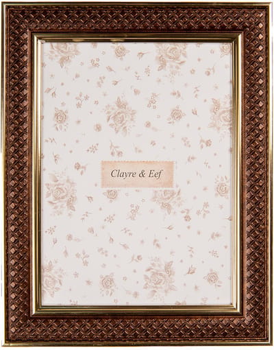 Clayre & Eef Fotolijst 15x20 cm Bruin Kunststof