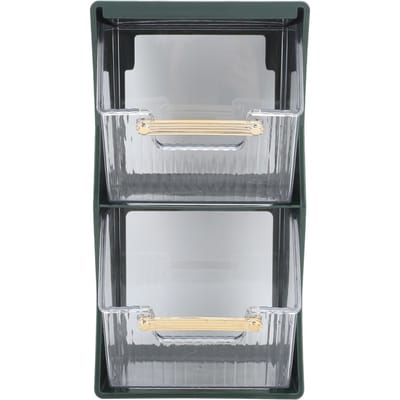Theezakjes Opbergdoos Gescheiden Opbergruimte Grote Opening Mooie Theezakjes Organizer voor Capsules Koffie groen