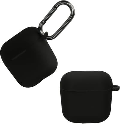 kwmobile Hoes geschikt voor Sennheiser ACCENTUM Open - Siliconen cover voor oordopjes in zwart