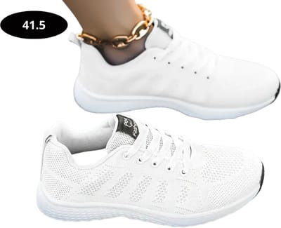 Bovista Tennisschoenen - Heren - Dames - Tenniskleding - Indoor - Outdoor - Wit - Maat 41.5