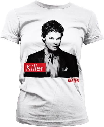 Dexter Dames Tshirt -S- Killer Wit