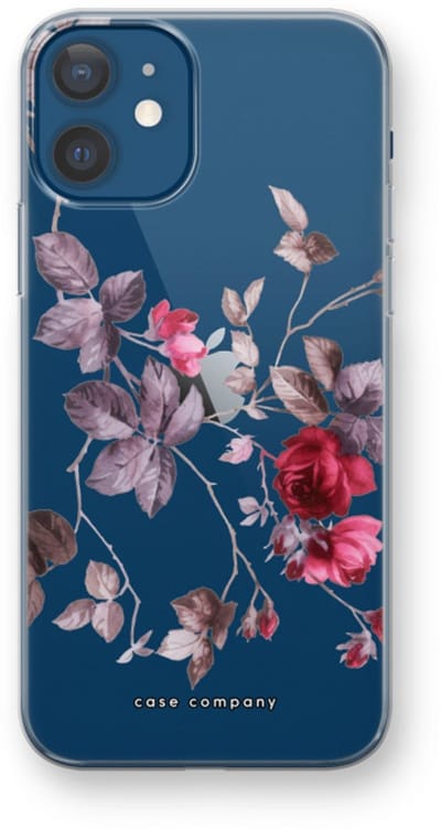Case Company® - Hoesje geschikt voor iPhone 12 hoesje - Mooie bloemen - Soft Cover Telefoonhoesje - Bescherming aan alle Kanten en Schermrand