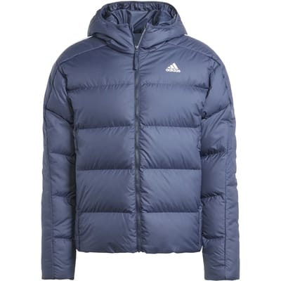 adidas Sportswear Essentials Midweight Donsjack met Capuchon - Heren - Blauw- XS