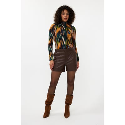EsQualo Top Universe Lightning Sj Print Maat: XXL | Longsleeves Outlet | Dames