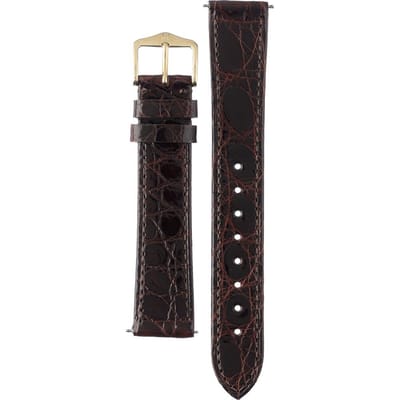 Hirsch 18920810-1-18 Genuine Croco Horlogeband