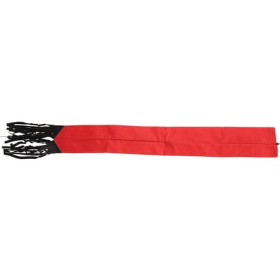 Paardenstaarttas Non-woven Stof Waterdicht Ademend Paardenstaart Beschermer Bescherming met Franje Red