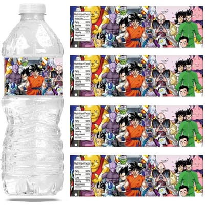 Dragon Ball Verjaardagsdecoratie Goku Figuur Stickers Ballonnen Wegwerp Servies Tafelkleed Rietjes Borden Babyborrel Benodigdheden