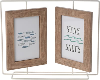 H&S Collection-fotolijst-2 foto's-32x6x26 cm-