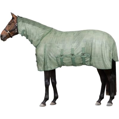 Paardenvliegendeken met buikflap Horze Defender 200g