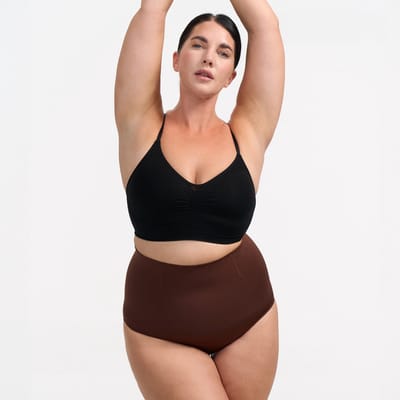 cfab - Corrigerende slip met hoge taille - Bruin - XS/S