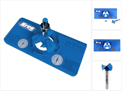 Kreg - Boormal Scharnieren Set - Boorhulp Houtbewerking - Incl Boor Ø 35 mm - Boorgeleider