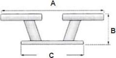 Kikker RVS (240x90x200mm) (GS70086)