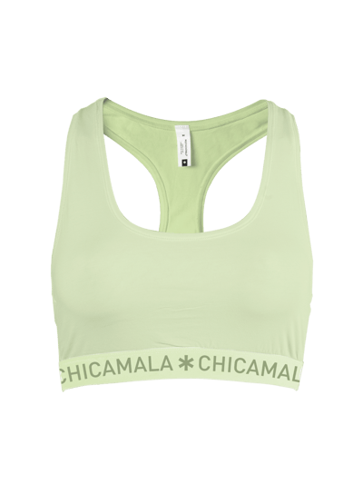 Chicamala Dames BH – 1 Pack – 95% Katoen – Ademend – Onderbroeken Dames – Racerback Top – Normale Lengte