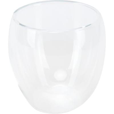 Tasse à lait transparente à 2 couches cylindrique résistante à la chaleur pour boisson maison Type 1