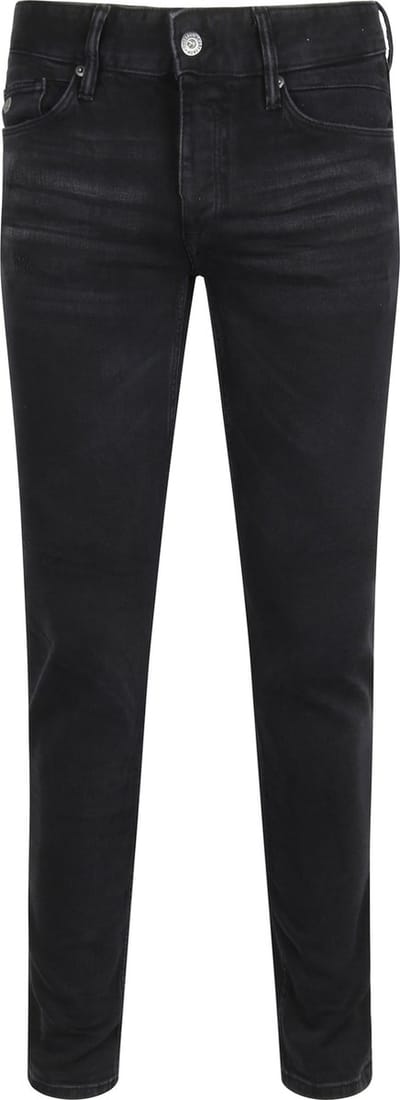Cast Iron - Riser Slim Jeans Washed Denim Zwart - Heren - Maat W 30 - L 34 - Skinny-fit