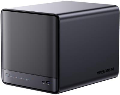 MINI-PC Minis Forum NAS N5 Pro AMD Ryzen AI 9 HX Pro 370, 32GB+128GB O