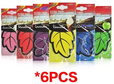Car Air Freshener Natural Scented - Auto luchtverfrisser met natuurlijke geur- 6 stuks