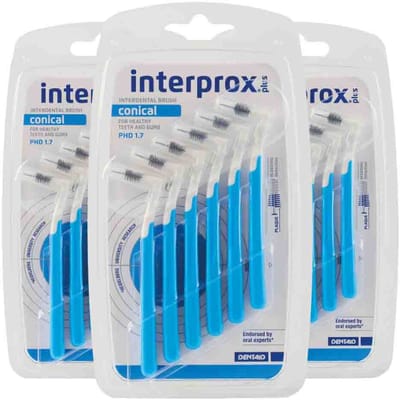 Interprox Plus Conical - blauw (PHD 1,7 mm) - 3x6 stuks